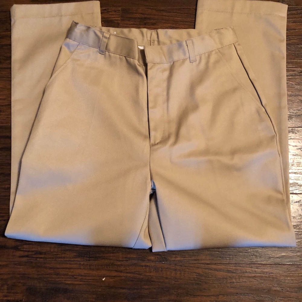 Boys khaki uniform pant size 18